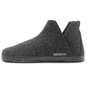 Birkenstock Andermatt Mens Size-13 (46) Shearling Wool Felt Slippers Boots Grey